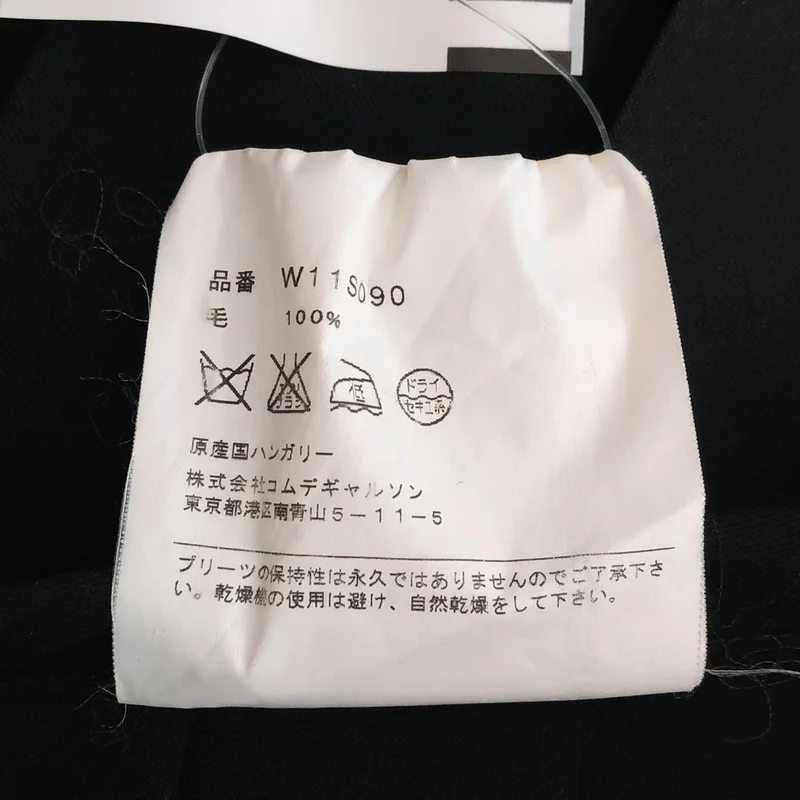 COMME des GARCONS COMME des GARCONS / コムコム | ウール プリーツスカート | S | レディース