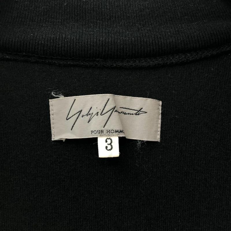YOHJI YAMAMOTO POUR HOMME / ヨウジヤマモトプールオム | コットン ウール ジップアップジャケット | 3 | メンズ