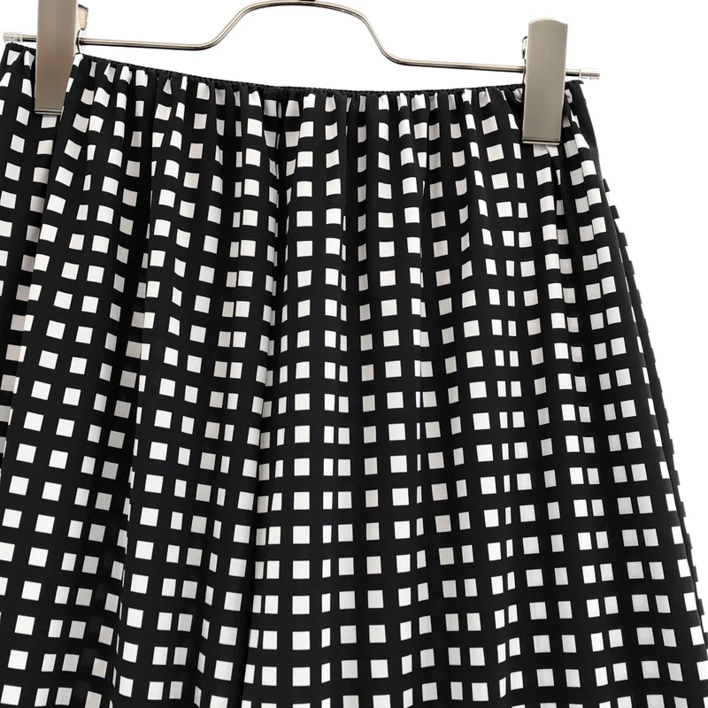 nagonstans / ナゴンスタンス | 2024SS | grid check swim square balloon pants / グリッドチェック スウィムスクエア バルーンパンツ | M | レディース