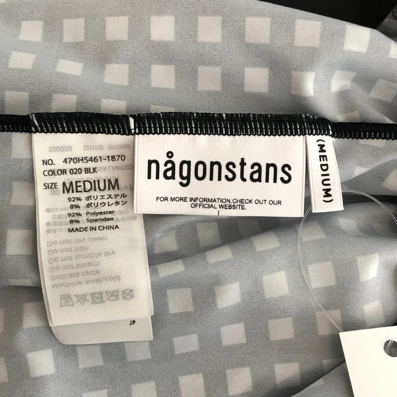nagonstans / ナゴンスタンス | 2024SS | grid check swim square balloon pants / グリッドチェック スウィムスクエア バルーンパンツ | M | レディース