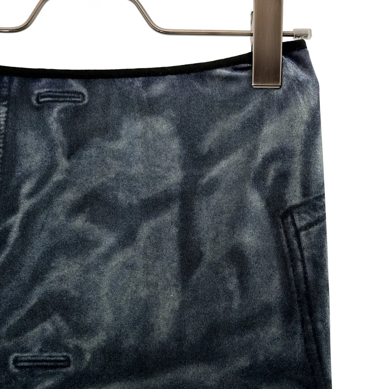 LOEWE / ロエベ | ベロア アシンメトリー スカート | 36 | レディース