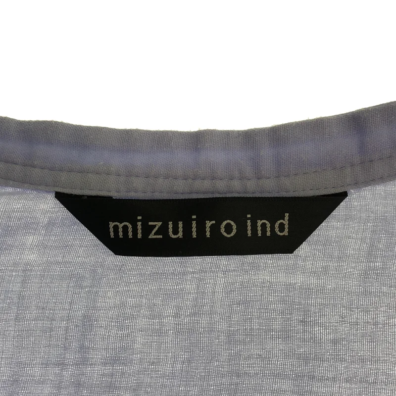 mizuiroind / ミズイロインド | コットン プリーツ ワンピース |