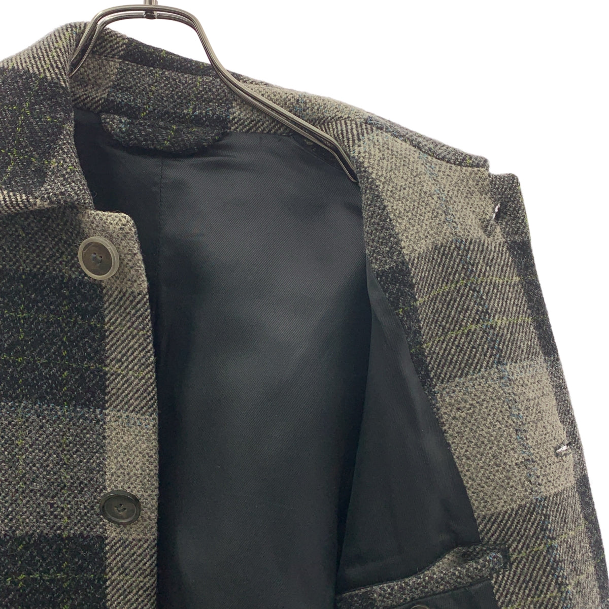 Acne Studios / アクネストゥディオズ | ウール チェック ステンカラー