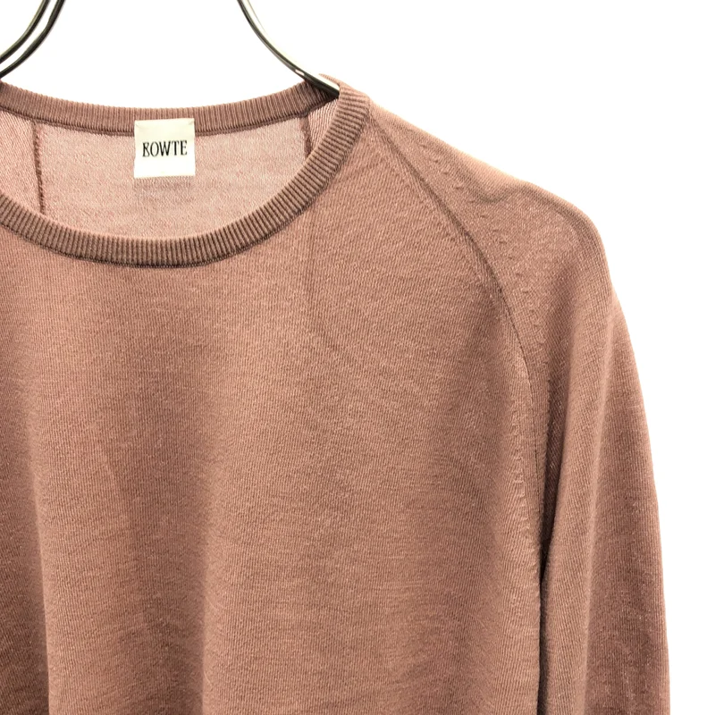 BOWTE / バウト | 18G シルク コットン クルーネック ニット | 1 | レディース