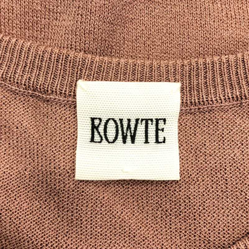 BOWTE / バウト | 18G シルク コットン クルーネック ニット | 1 | レディース