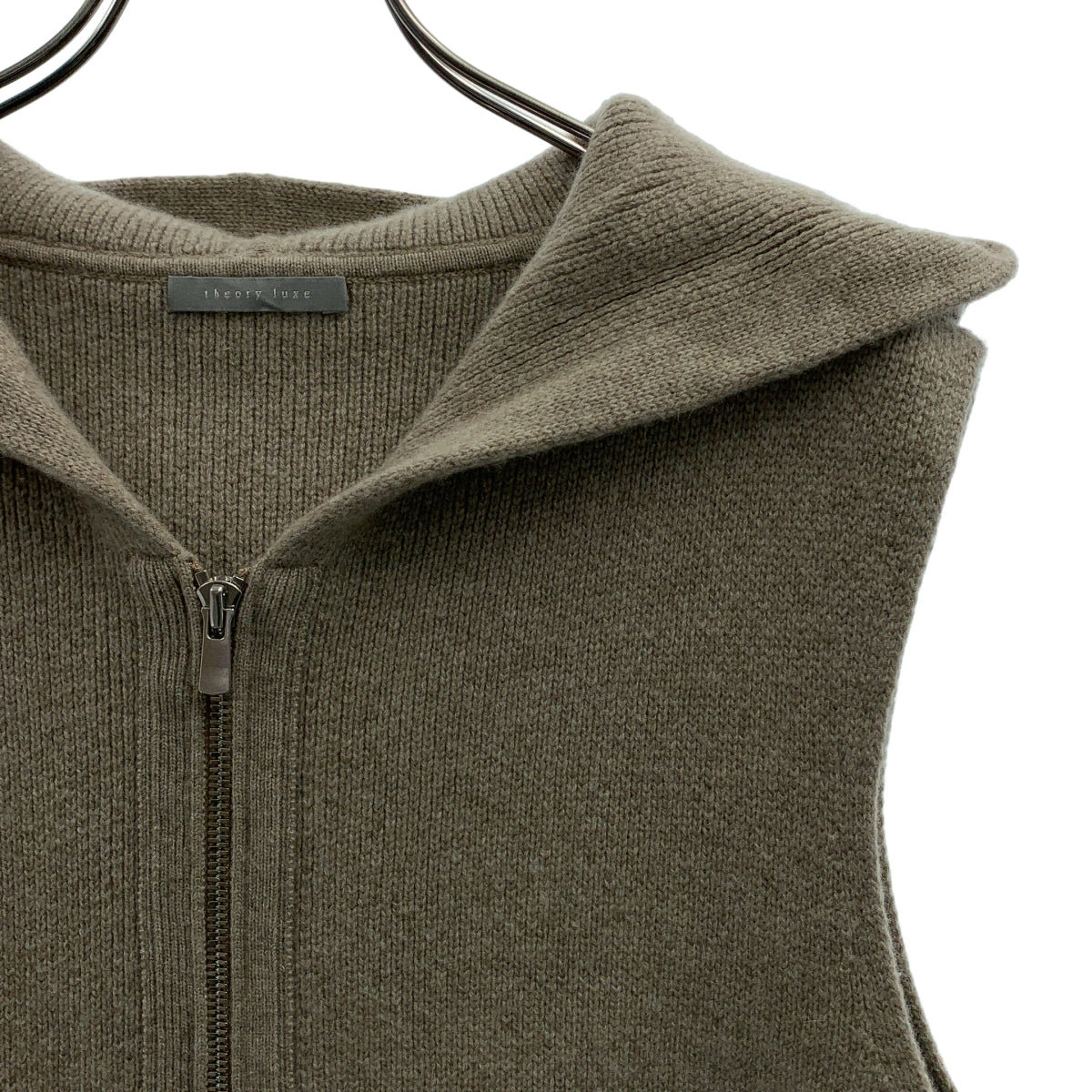 【美品】  theory luxe / セオリーリュクス | 2023AW | Chelsea Vita カシミヤ混 ニットベスト | 38 | ベージュ | レディース theory luxe / セオリーリュクス | 2023AW | Chelsea Vita カシミヤ混