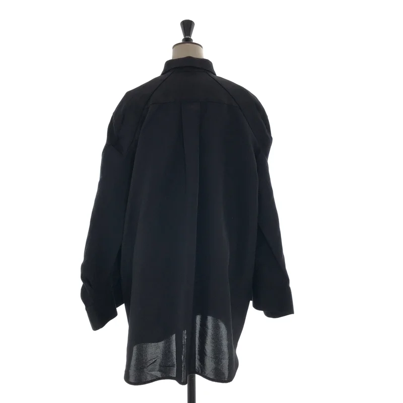 sacai / サカイ | Double-Faced Silk Cotton Dress シャツ ワンピース | 1 | レディース
