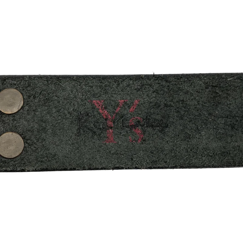 Y’s Red Labe / ワイズレッドレーベル | レザー サークルバックル ベルト |