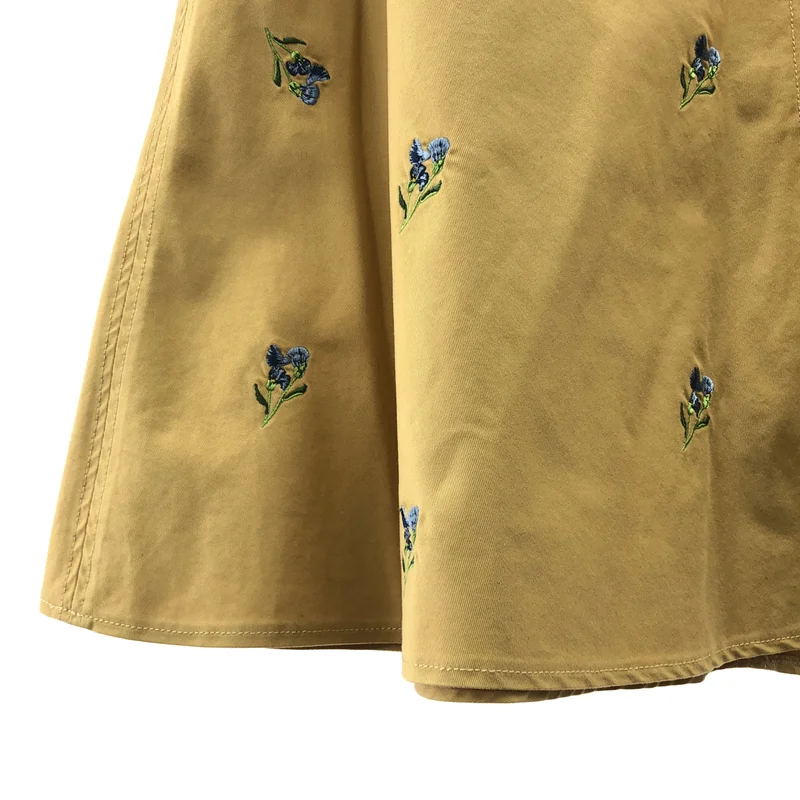 GOLDEN GOOSE / ゴールデングース | フラワー 刺しゅう ロングスカート | XS | レディース