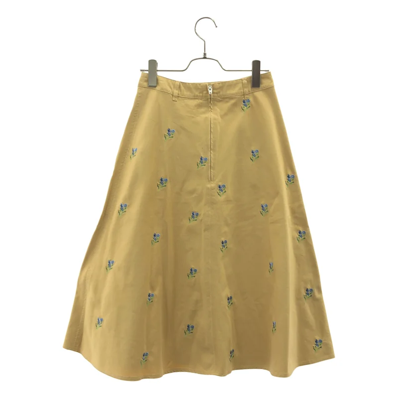 GOLDEN GOOSE / ゴールデングース | フラワー 刺しゅう ロングスカート | XS | レディース
