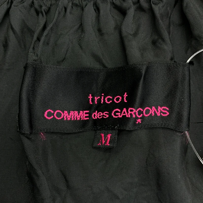 tricot COMME des GARCONS / トリココムデギャルソン | 2012SS | 製品加工 フラワー ジャガード ギャザー ボリューム サイドポケット ワンピース | M | レディース