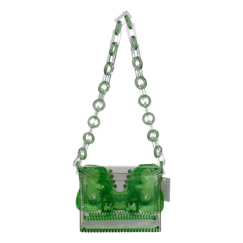 Mame Kurogouchi / マメクロゴウチ | Transparent Sculptural Mini Chain Bag PVC ショルダーバッグ |