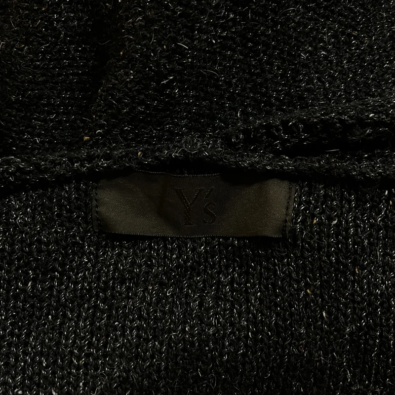 Y's for men / ワイズフォーメンヨウジヤマモト | ウール モヘヤ シルク混 変形 メッシュカーディガン | 3 | メンズ
