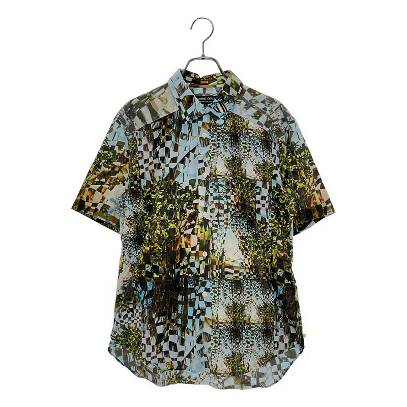 COMME des GARCONS HOMME DEUX / コムデギャルソンオムドゥ | 2021SS | コットン 総柄プリント シャツ | S | メンズ