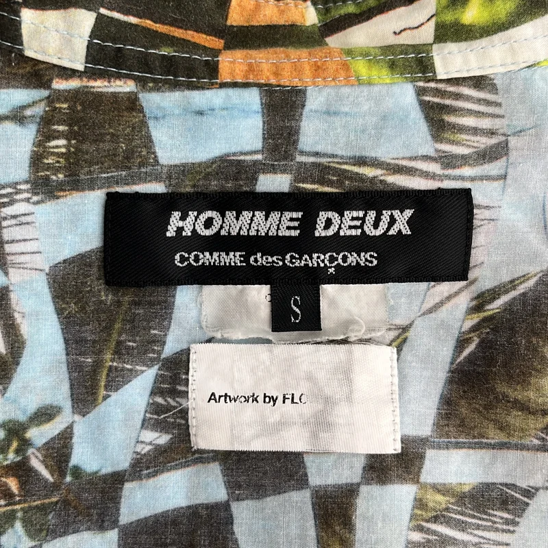 COMME des GARCONS HOMME DEUX / コムデギャルソンオムドゥ | 2021SS | コットン 総柄プリント シャツ | S | メンズ