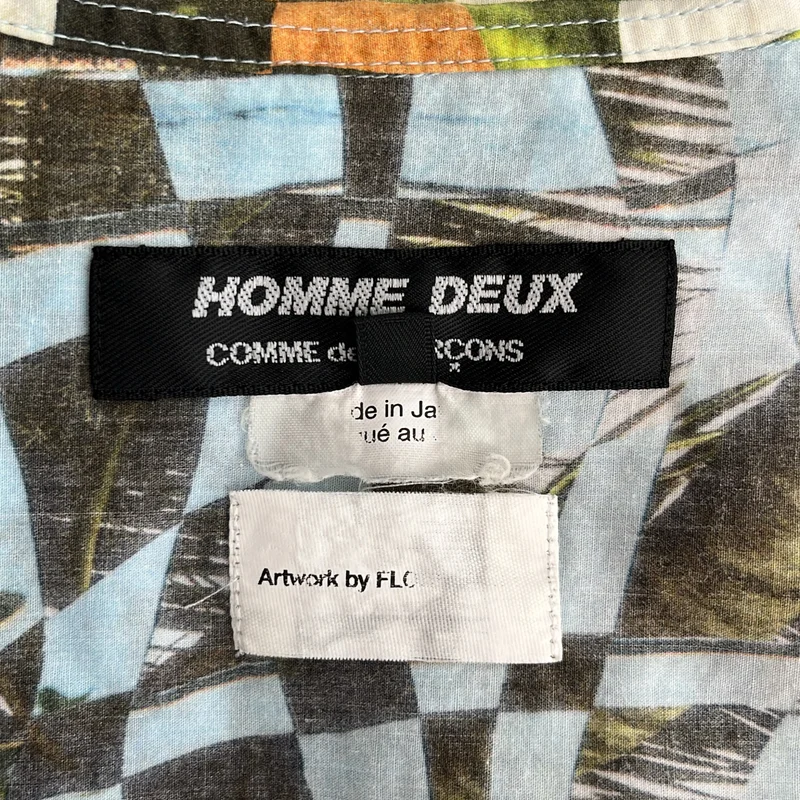 COMME des GARCONS HOMME DEUX / コムデギャルソンオムドゥ | 2021SS | コットン 総柄プリント シャツ | S | メンズ