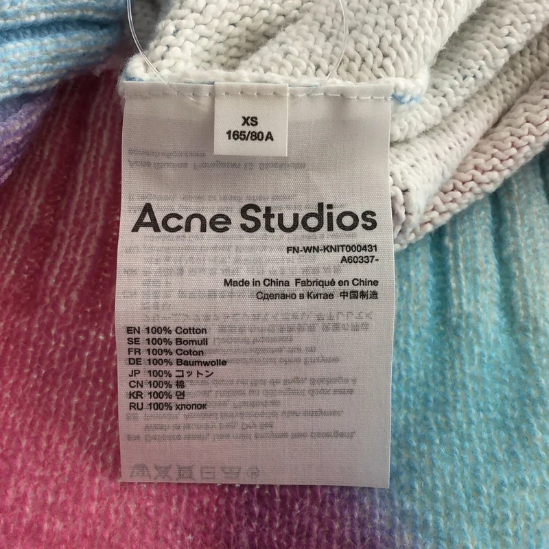 Acne Studios / Acne Studios | Cotton Gradient Knit | XS | Women's