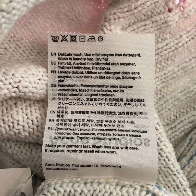 Acne Studios / Acne Studios | Cotton Gradient Knit | XS | Women's