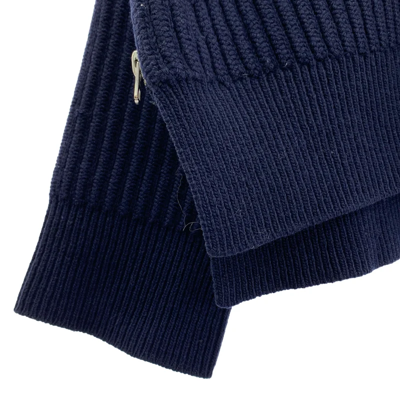 Acne Studios / アクネストゥディオズ | ウール ロゴサイドジップ スリット ニット セーター | S | メンズ