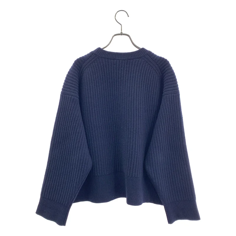 Acne Studios / アクネストゥディオズ | ウール ロゴサイドジップ スリット ニット セーター | S | メンズ