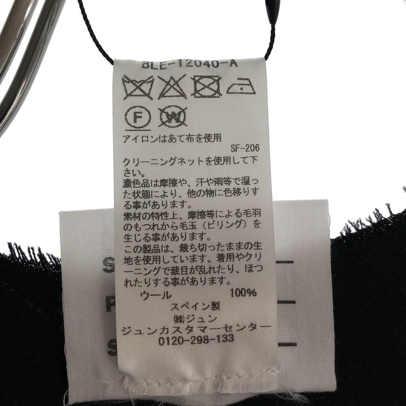 GABRIELA COLL GARMENTS / ガブリエラコールガーメンツ | Loro Piana Super 130's Wool カットオフ ウール ノースリーブ ワンピース | M | レディース