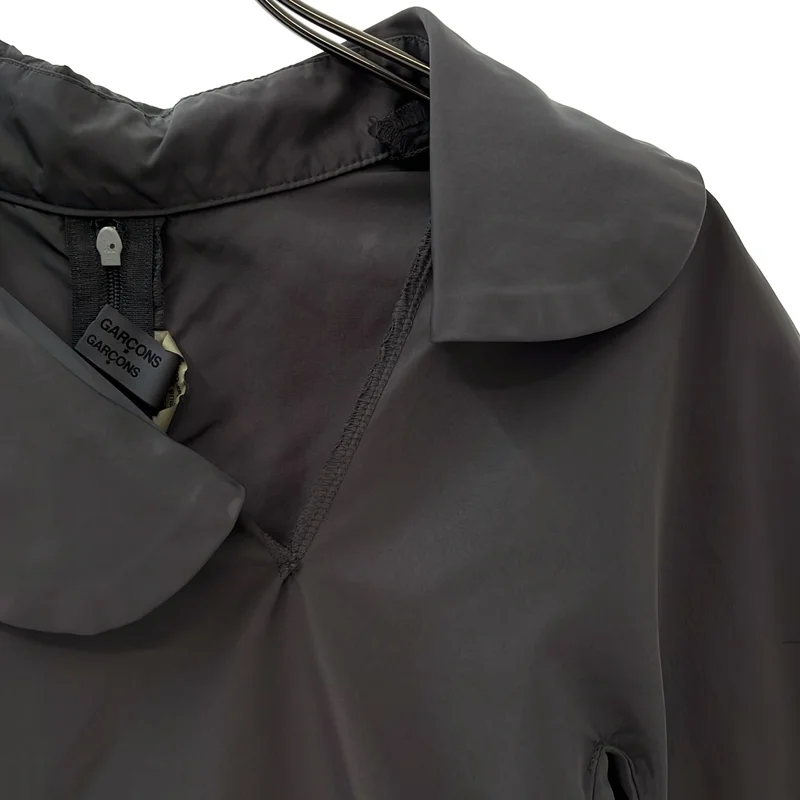 COMME des GARCONS COMME des GARCONS / コムコム | 2018SS | ポリエステル 製品染め 変形丸襟 プルオーバーブラウス RA-B026 | S | レディース