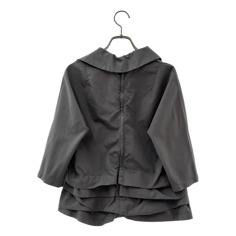 COMME des GARCONS COMME des GARCONS / コムコム | 2018SS | ポリエステル 製品染め 変形丸襟 プルオーバーブラウス RA-B026 | S | レディース
