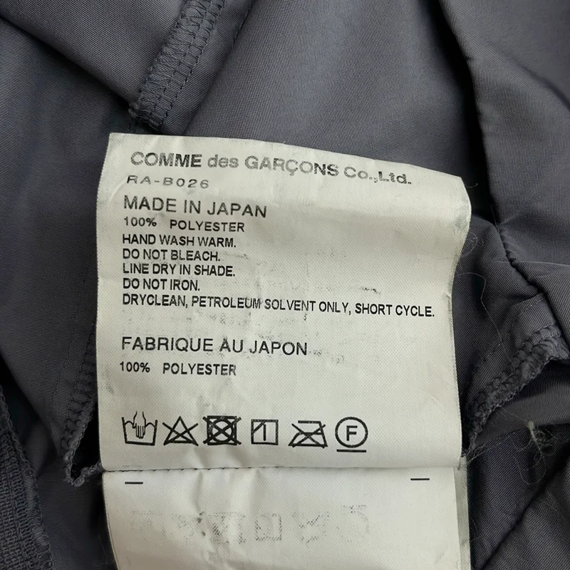 COMME des GARCONS COMME des GARCONS / コムコム | 2018SS | ポリエステル 製品染め 変形丸襟 プルオーバーブラウス RA-B026 | S | レディース