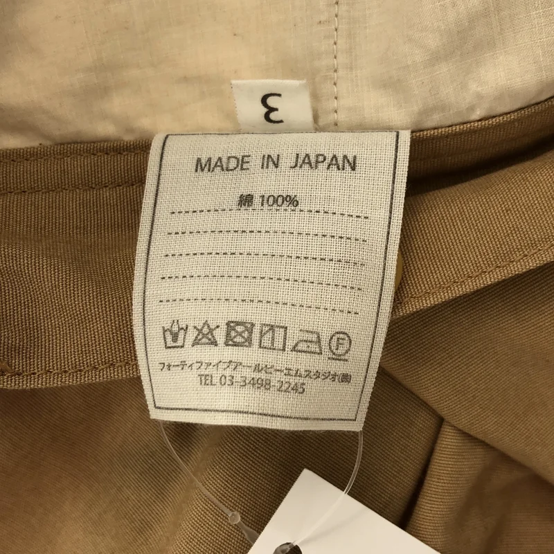 45r / フォーティファイブアール | コットン ワイドチノパンツ | 3 | レディース