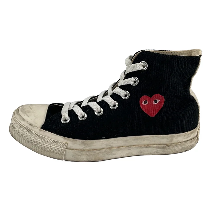 PLAY COMME des GARCONS / プレイコムデギャルソン | キャンバス レースアップ スニーカー | 23 | レディース