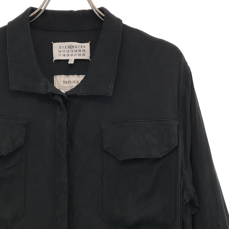 Maison Martin Margiela / メゾンマルタンマルジェラ | 2015SS | REPLICA / Car mechanic's jumpsuit / シルク混 カーメカニック ジャンプスーツ | 38 | レディース