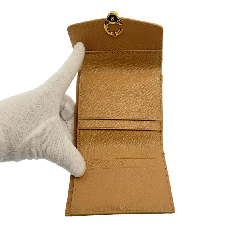 cafune / カフネ | Double-C Wallet / レザー コンパクトウォレット 財布 |