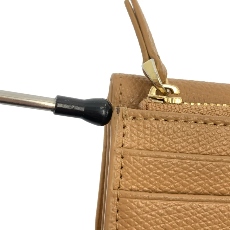 cafune / カフネ | Double-C Wallet / レザー コンパクトウォレット 財布 |