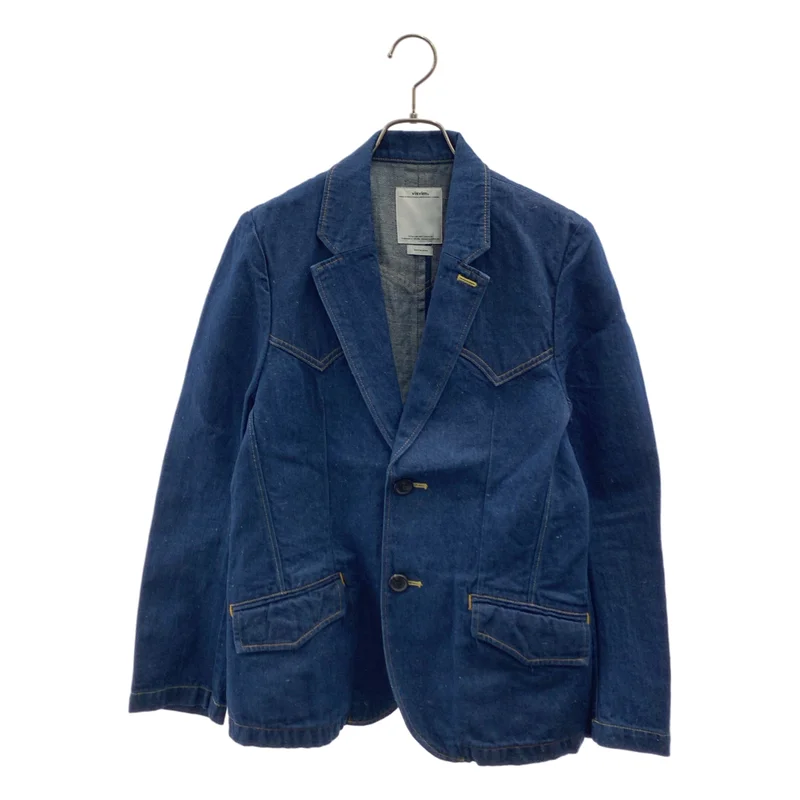 visvim / ビズビム | デニム シングルブレスト ジャケット | 1 | メンズ
