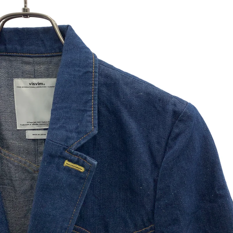 visvim / ビズビム | デニム シングルブレスト ジャケット | 1 | メンズ