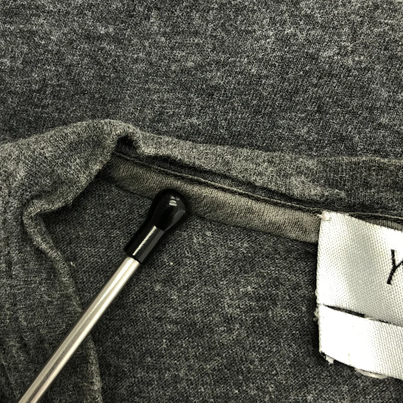 YVES SAINT LAURENT rive gauche / イヴサンローランリヴゴーシュ | ベルベット ロゴ Tシャツ | L | レディース