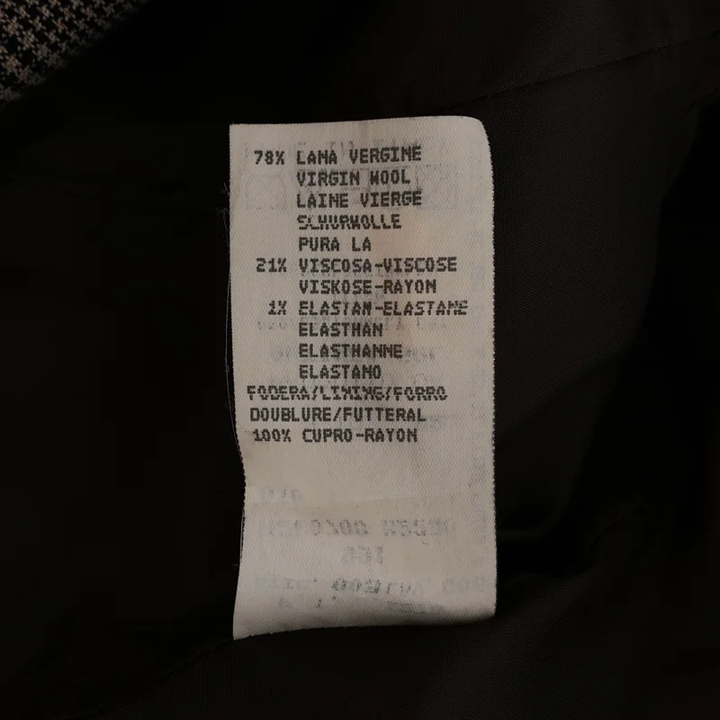 EMPORIO ARMANI / エンポリオアルマーニ | ウール チェック 1B ロングジャケット | 42 | レディース