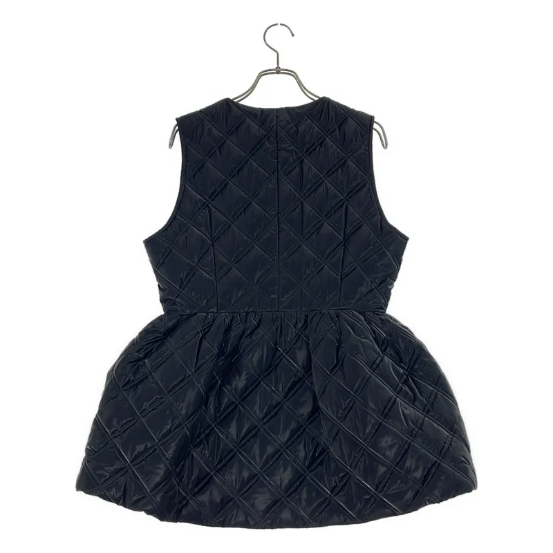 BORDERS at BALCONY / ボーダーズアットバルコニー | PEPLUM QUILTING GILET / キルティング  ノースリーブ トップス | 38 | レディース