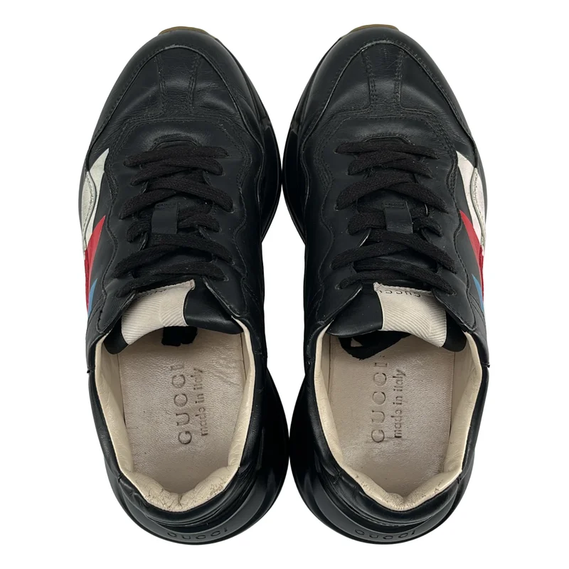 GUCCI / グッチ | RHYTON レザー スニーカー 523535 | 5 | レディース