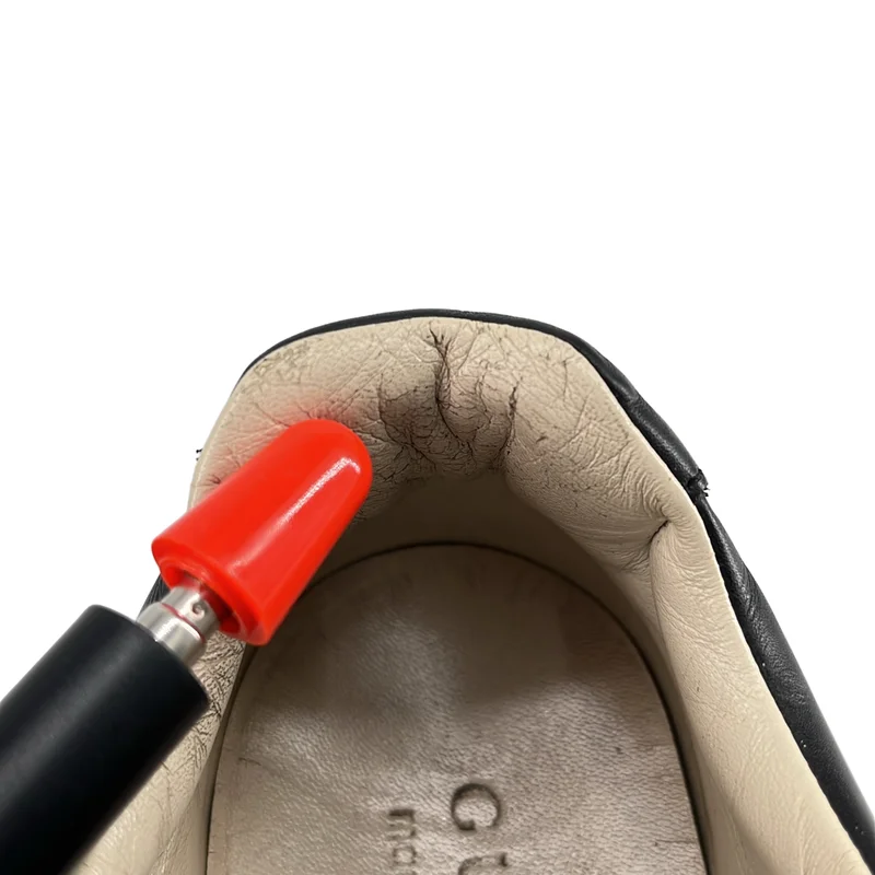 GUCCI / グッチ | RHYTON レザー スニーカー 523535 | 5 | レディース