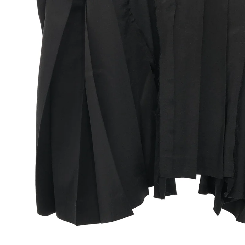 COMME des GARCONS / コムデギャルソン | 2007SS | サテン 切替 プリーツスカート | M | レディース