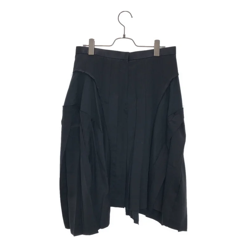 COMME des GARCONS / コムデギャルソン | 2007SS | サテン 切替 プリーツスカート | M | レディース