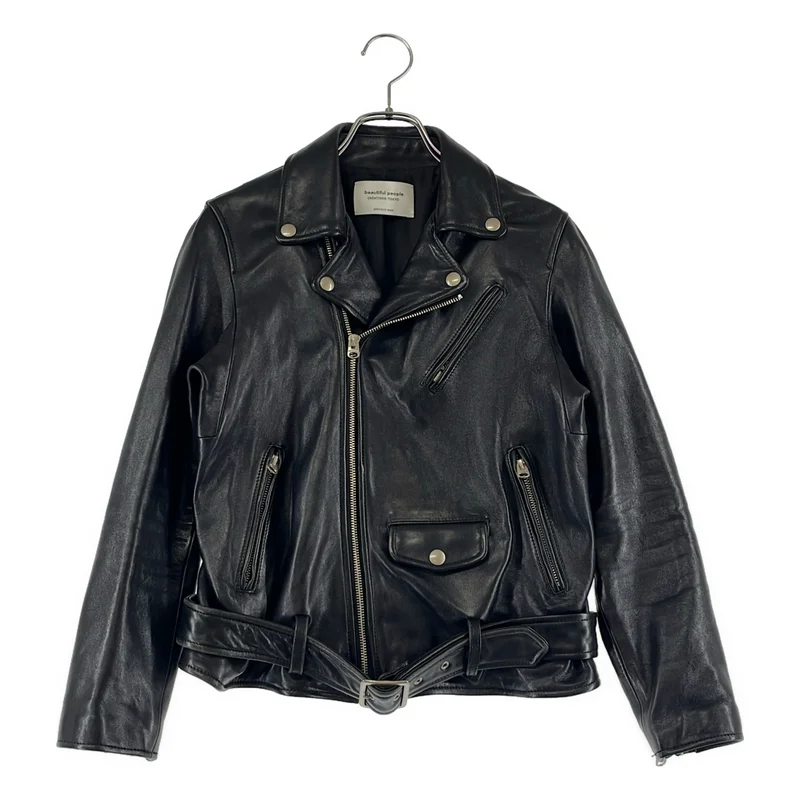 beautiful people / ビューティフルピープル | vintage leather riders jacket レザー ライダースジャケット | 160 | レディース