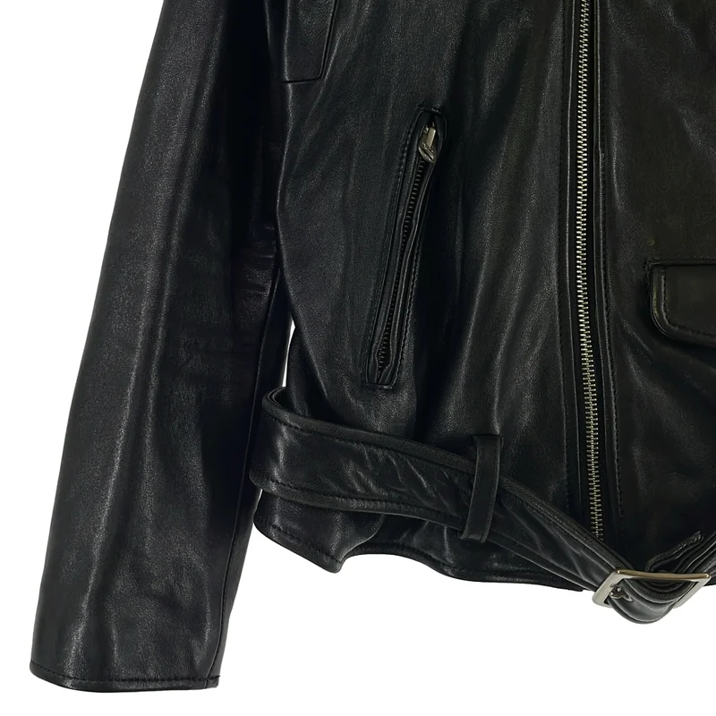 beautiful people / ビューティフルピープル | vintage leather riders jacket レザー ライダースジャケット | 160 | レディース