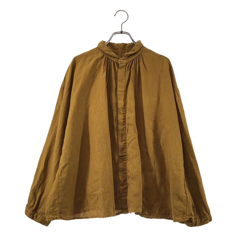 nest robe / ネストローブ | リネン ラウンドカラーシャツ |