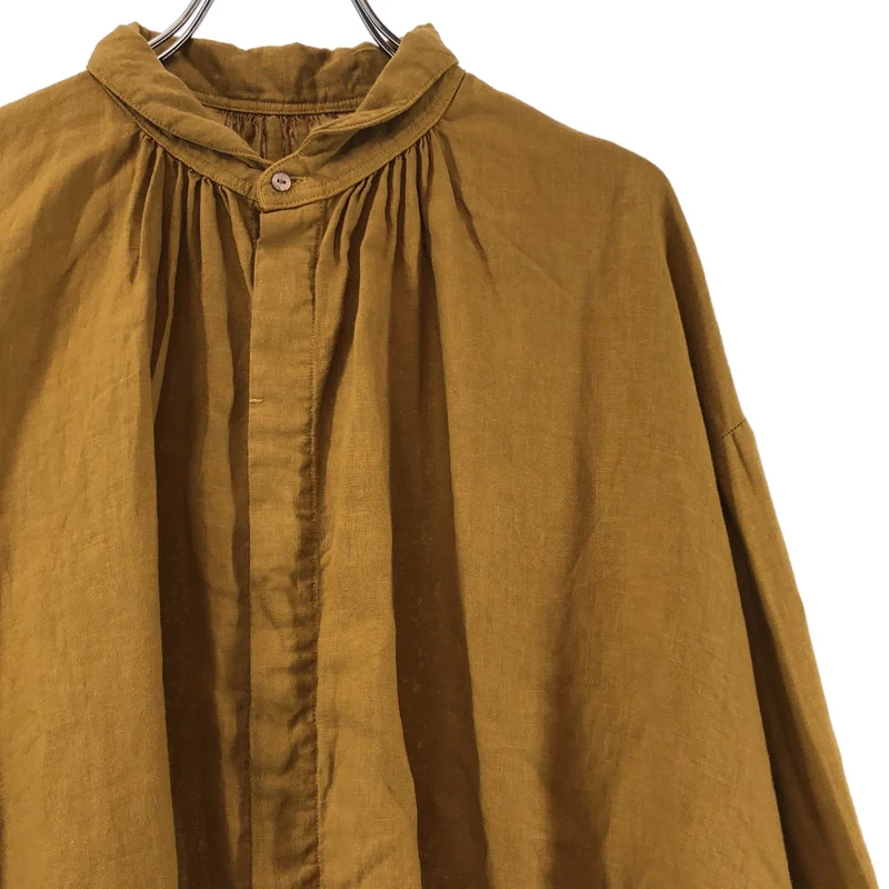 nest robe / ネストローブ | リネン ラウンドカラーシャツ |