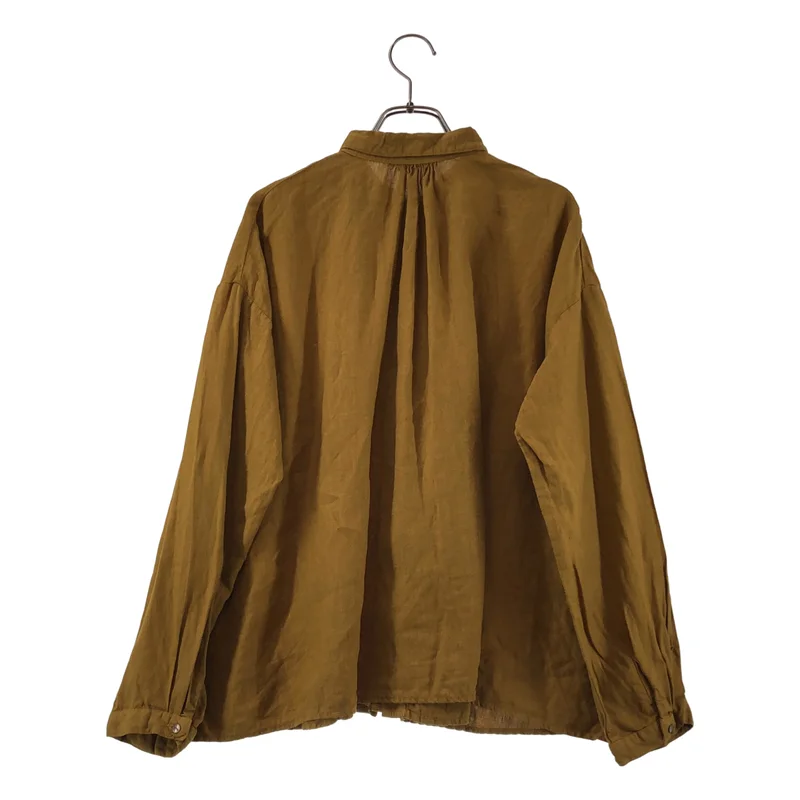 nest robe / ネストローブ | リネン ラウンドカラーシャツ |