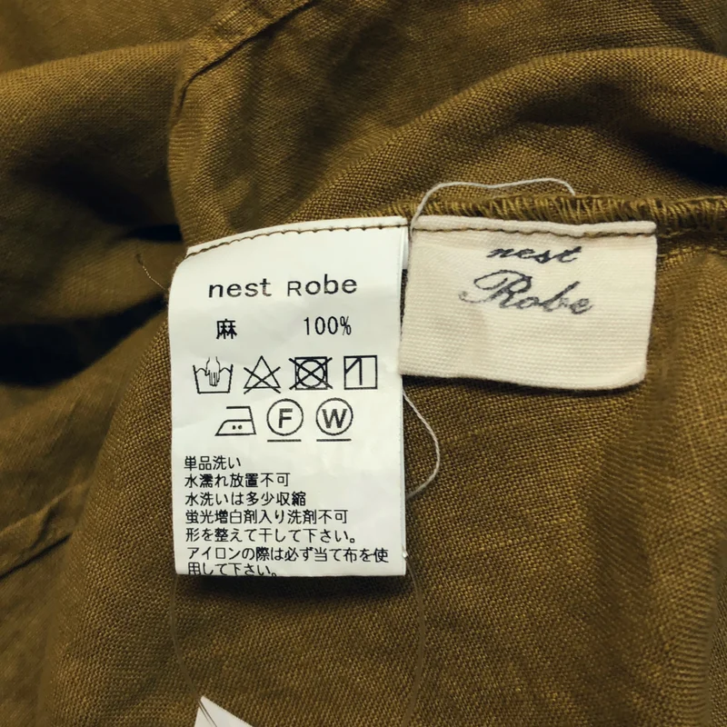 nest robe / ネストローブ | リネン ラウンドカラーシャツ |