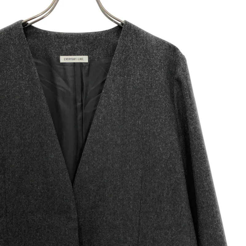 Deuxieme Classe / ドゥーズィエムクラス | Melton No Collar Jacket ジャケット |