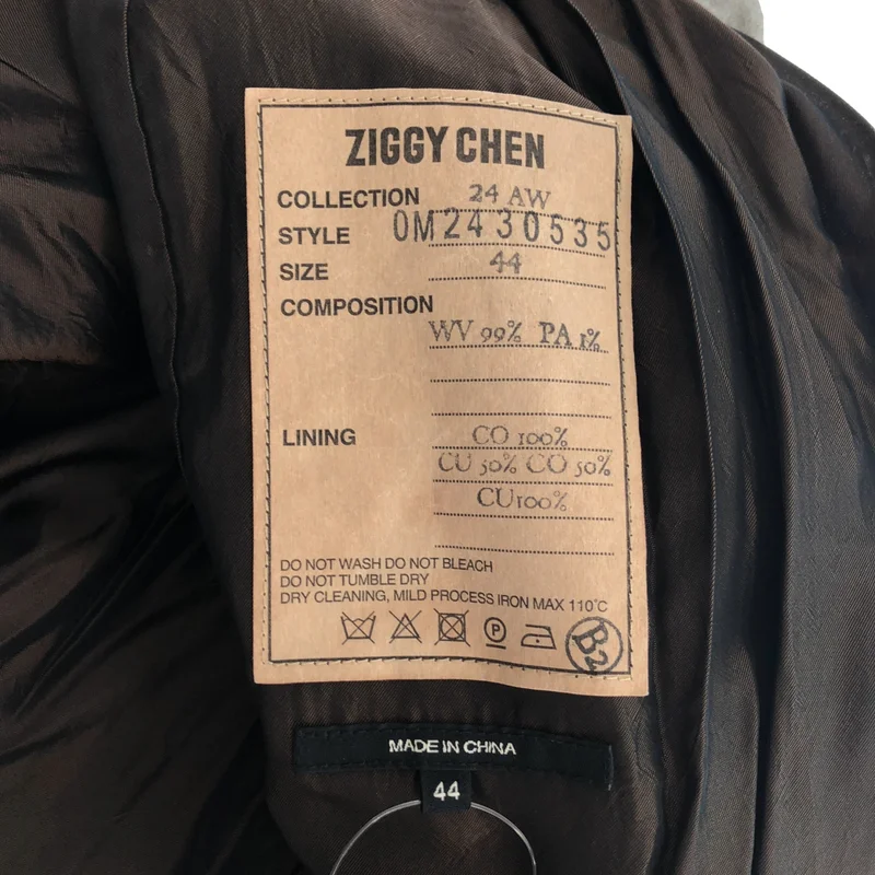 ziggy chen / ジギーチェン | 2024AW | ウールワイドパンツ | 44 | メンズ